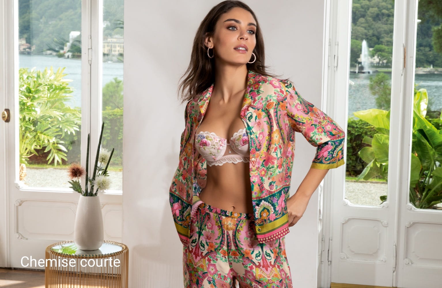Ensemble de lingerie - Libertine en Fleurs